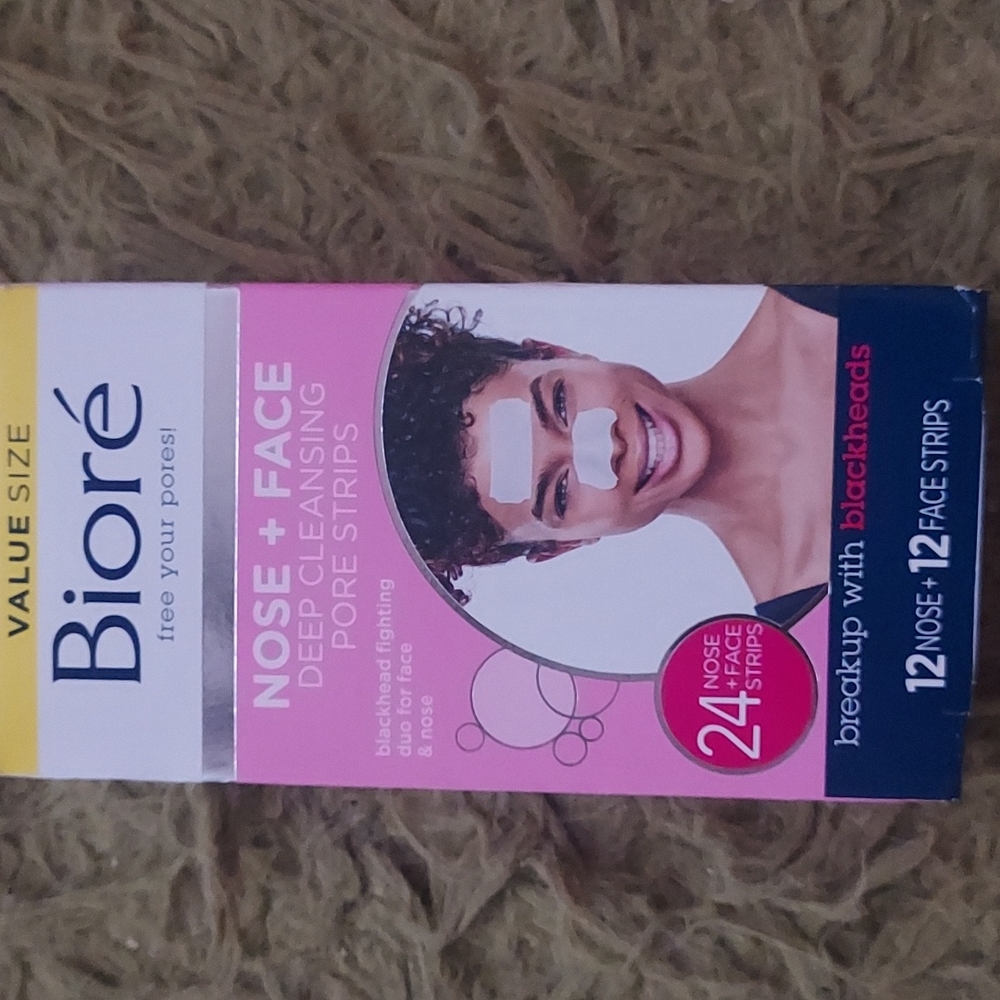 Biore nose & face Pires strips